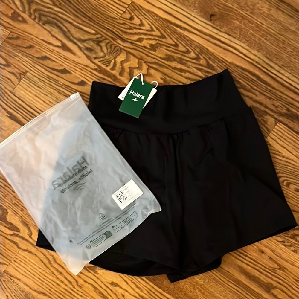 Halara black shorts